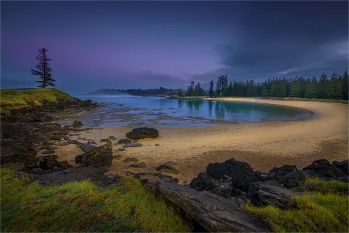 Framed Print : Emily bay dawn Framed Print : Emily bay dawn