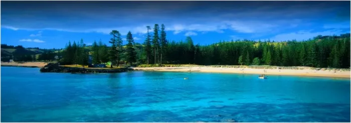 Framed Print : Emily bay view