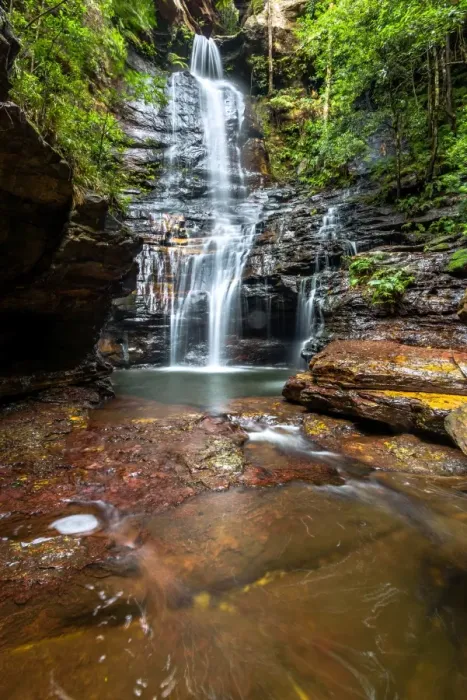 Framed Print : Empress Falls in Valley of the Waters, Blue Mountains, New South Wales
