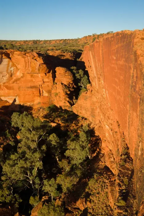 Framed Print : Enormous Kings Canyon in outback Australia