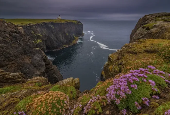 Framed Print : Eshaness Coastline, Shetland Islands, Scotland