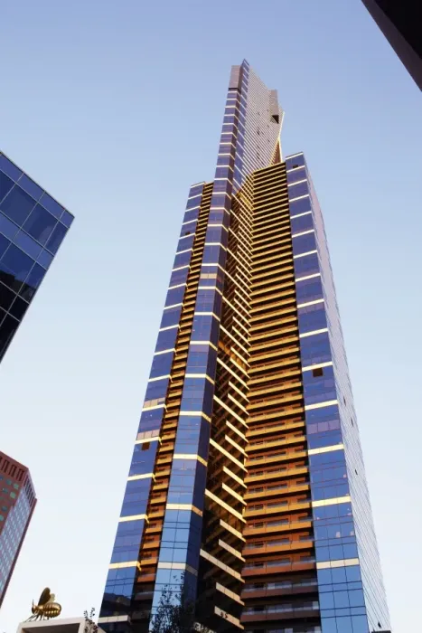 Framed Print : Eureka tower at sunset