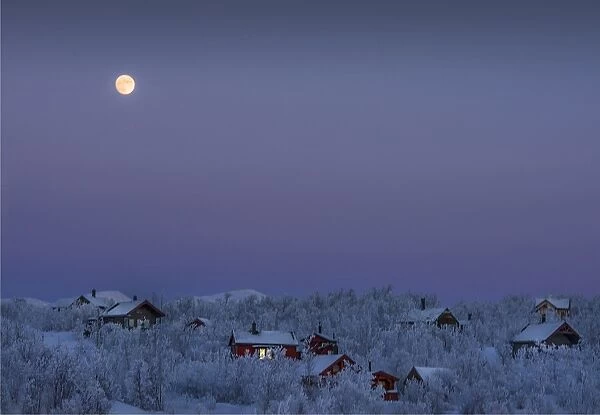 Evening light at Bjorkliden, Lapland, Sweden