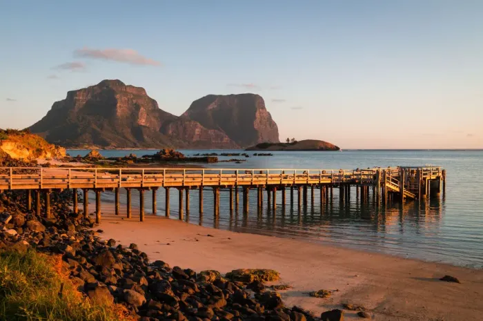 Framed Print : Evening light on Lord Howe Island Australia Framed Print : Evening light on Lord Howe Island Australia