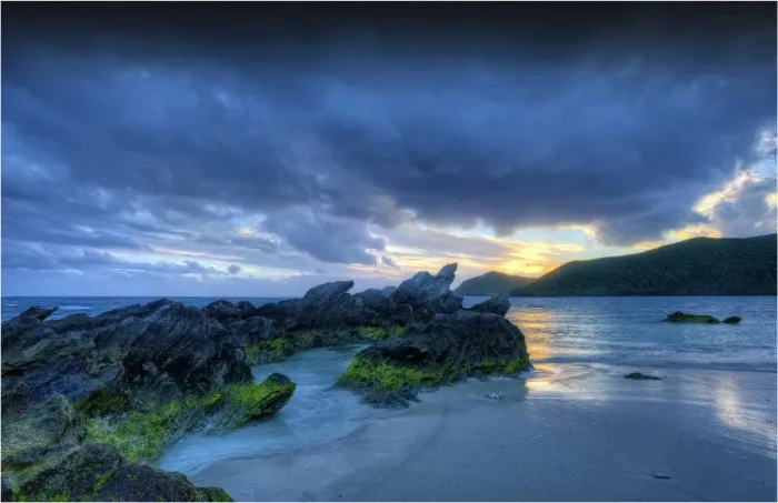Framed Print : Evening Twilight on Lord Howe Island Framed Print : Evening Twilight on Lord Howe Island