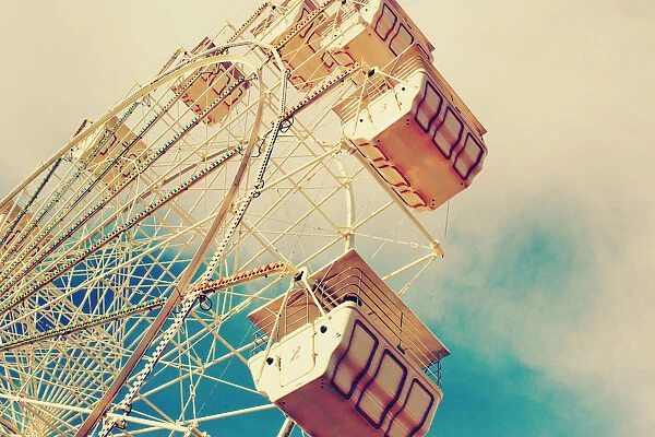 Ferris Wheel Against the Summer Sky