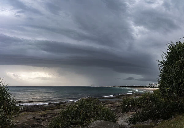 Fierce storm in Caloundra, Australia