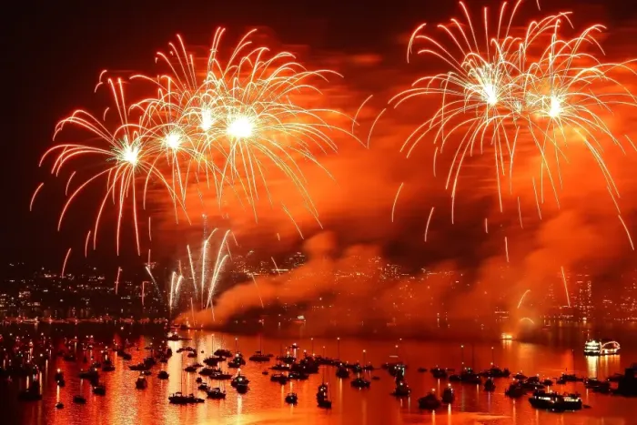 Framed Print : Firework, Sydney