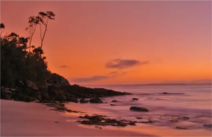 Framed Print : First glow of Dawn, Jervis bay, New South Wales, Australia Framed Print : First glow of Dawn, Jervis bay, New South Wales, Australia
