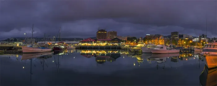 Framed Print : First light of Dawn at Victoria docks, Hobart city waterfront, Tasmania, Australia Framed Print : First light of Dawn at Victoria docks, Hobart city waterfront, Tasmania, Australia