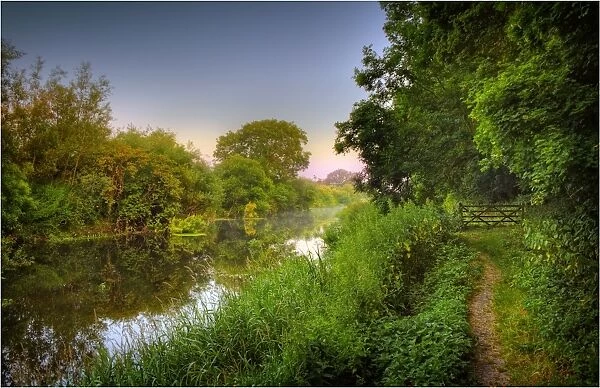 First Light on the Stour river, Dorset, England