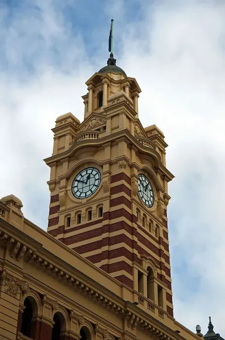 Framed Print : Flinders Street Railway Station Clock Tower Framed Print : Flinders Street Railway Station Clock Tower