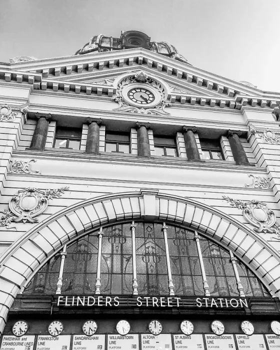 Framed Print : Flinders street station, melbourne