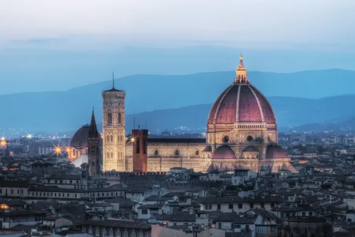 Framed Print : The Florence Cathedral & Giottos Bell Tower Framed Print : The Florence Cathedral & Giottos Bell Tower