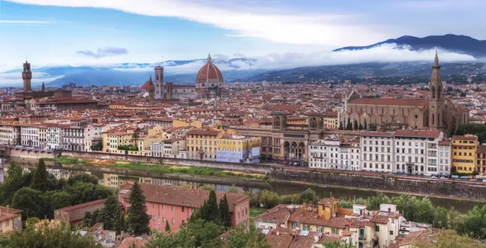 Framed Print : Florence from Piazza Michelango, Italy