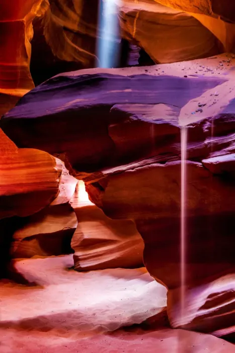 Framed Print : Flowing Sand of Antelope Canyon Framed Print : Flowing Sand of Antelope Canyon
