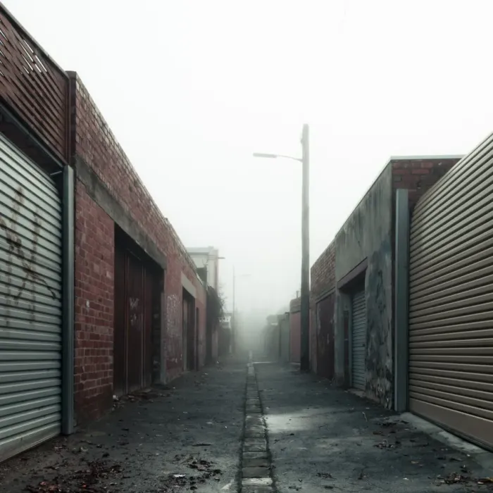 Framed Print : Foggy lane Framed Print : Foggy lane