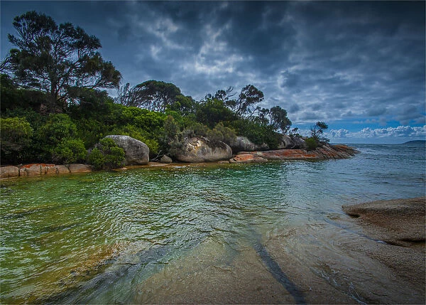 Fotheringate bay near the Strzelecki National Park, Flinders Island, Bass Strait, Tasmania