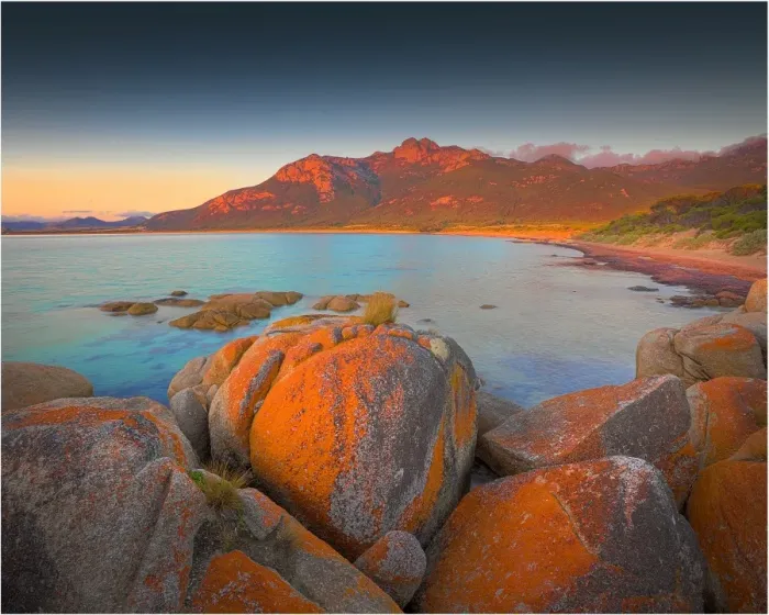Framed Print : Fotheringate beach at Trousers Point, Lacota, Flinders Island, Bass Strait, Tasmania Framed Print : Fotheringate beach at Trousers Point, Lacota, Flinders Island, Bass Strait, Tasmania