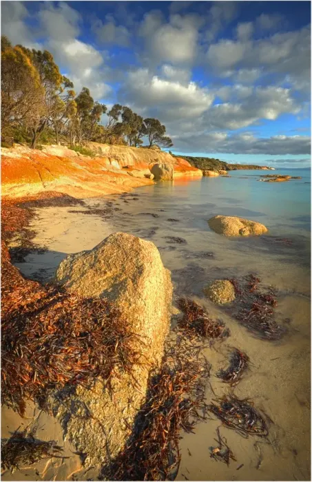 Framed Print : Fotheringate beach at Trousers Point, Lacota, Flinders Island, Bass Strait, Tasmania