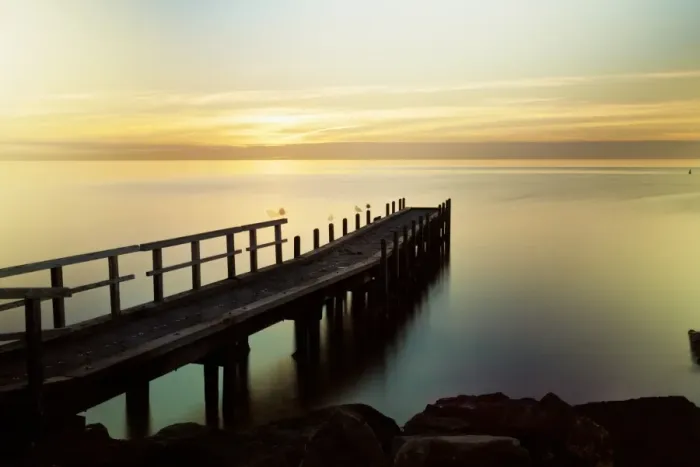 Framed Print : Frankston boatramp Jetty (golden hues) Framed Print : Frankston boatramp Jetty (golden hues)