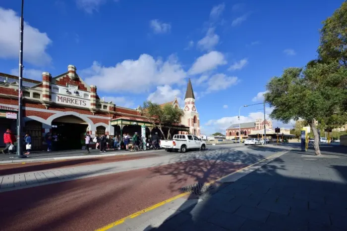 Framed Print : Fremantle Markets and South Terrace, Perth, Australia Framed Print : Fremantle Markets and South Terrace, Perth, Australia
