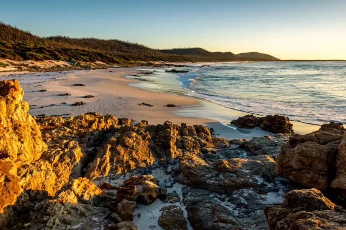 Framed Print : Friendly Beaches at Freycinet National Park Framed Print : Friendly Beaches at Freycinet National Park