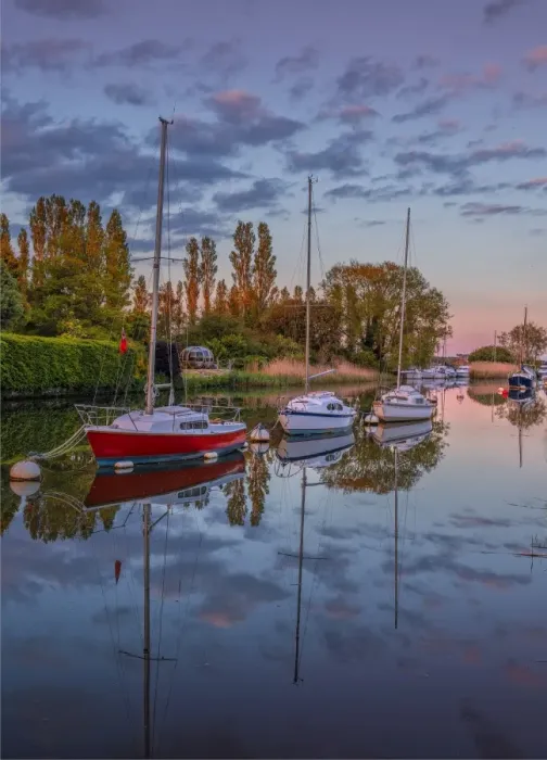 Framed Print : Frome river dusk Framed Print : Frome river dusk