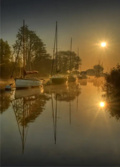 Framed Print : Frome river sunrise Framed Print : Frome river sunrise