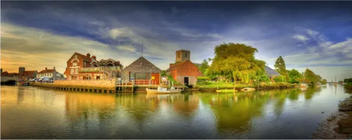 Framed Print : Frome River, Wareham, Dorset, England