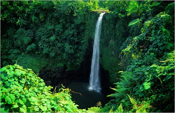 Fuipusia waterfall, The Island of Upolu, Western Samoa