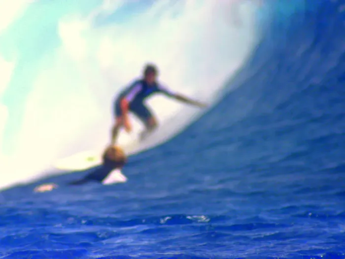 Framed Print : Fuzzy Surfer