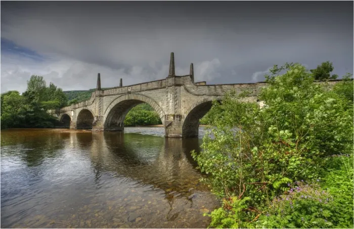 Framed Print : General Wades Bridge, River Tay Dunkeld, Scotland