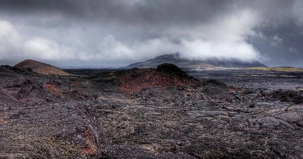 Gjastykki Krafla volcanic lava barren landscape