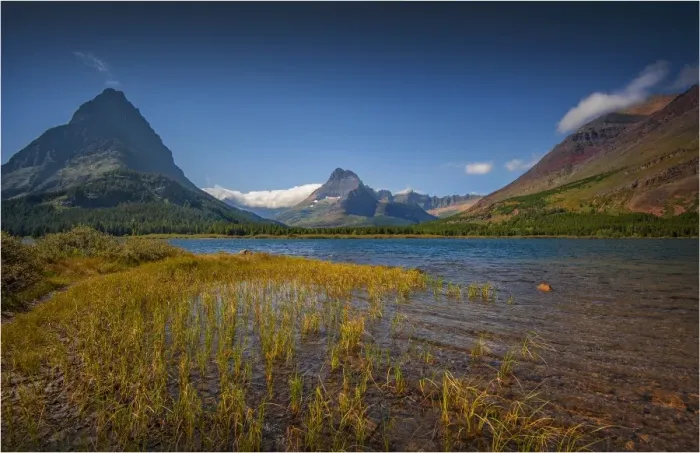 Framed Print : Many glacier, Montana, United States of America Framed Print : Many glacier, Montana, United States of America
