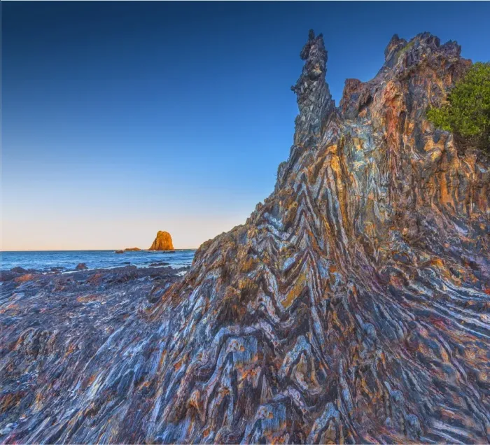 Framed Print : Glasshouse rocks, Narooma, southern coastline of New South Wales, Australia