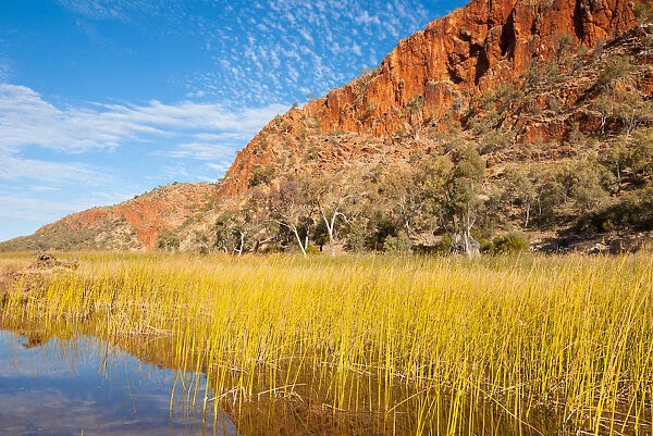 Glen Helen Gorge in Macdonnell Ranges Australia
