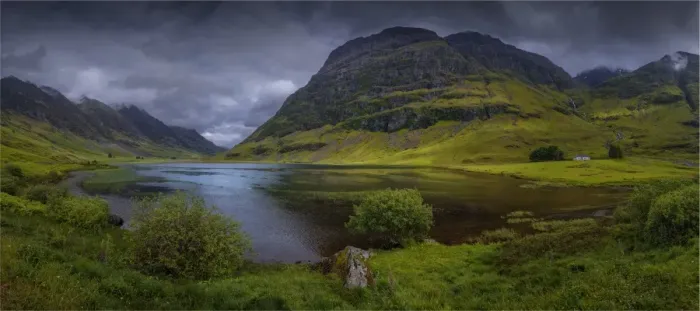 Framed Print : Glencoe Pass