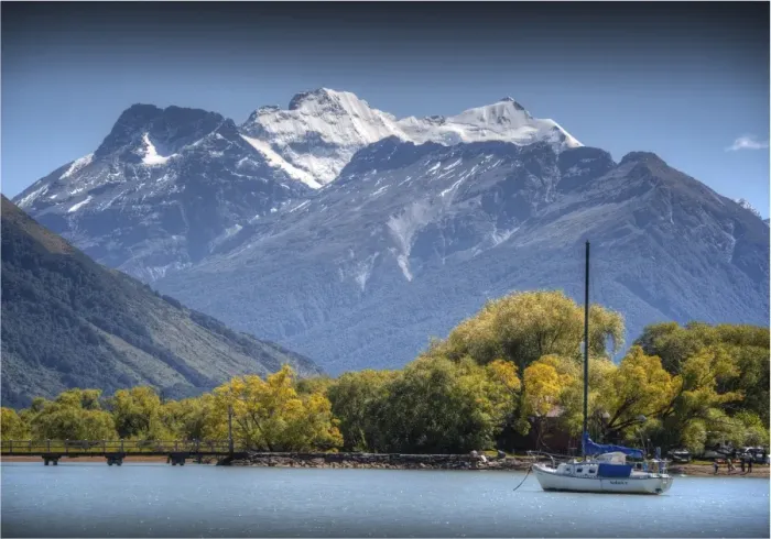 Framed Print : Glenorchy, Lake Wakatipu, South Island New Zealand