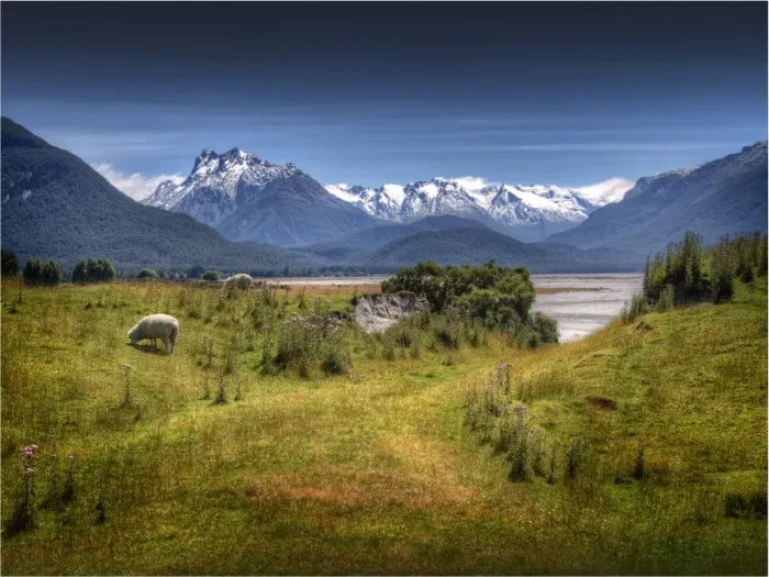 Framed Print : Glenorchy, South Island New Zealand