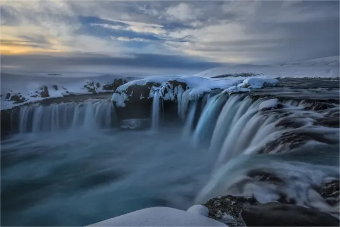 Framed Print : Godafoss Waterfall Framed Print : Godafoss Waterfall