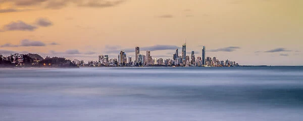 Gold Coast skyline at dusk