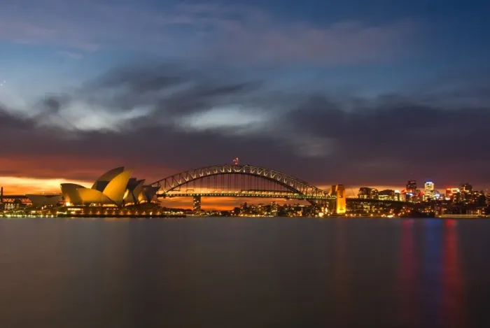 Framed Print : Golden Sunset over Sydney Harbour Framed Print : Golden Sunset over Sydney Harbour
