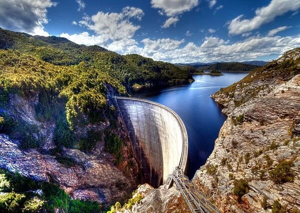 Gordon dam in Tasmania