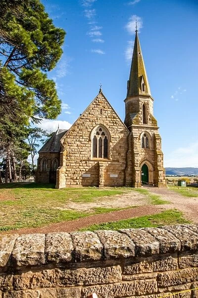 Gothic style church at Ross. Tasmania. Australia