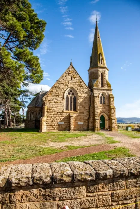 Framed Print : Gothic style church at Ross. Tasmania. Australia Framed Print : Gothic style church at Ross. Tasmania. Australia