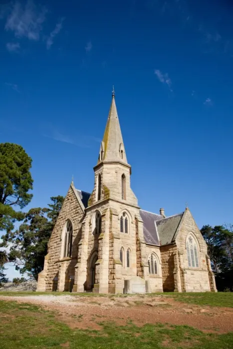 Framed Print : Gothic style church at Ross. Tasmania. Australia Framed Print : Gothic style church at Ross. Tasmania. Australia