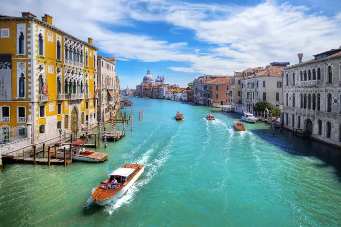 Framed Print : The Grand Canal in Venice, Italy