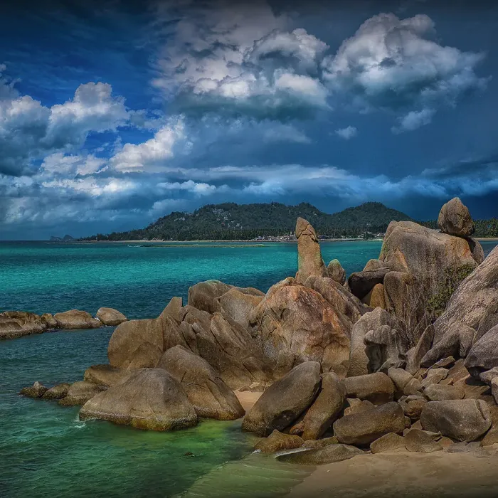 Framed Print : Grandfather and Grandmother rocks, near Lamai beach, Ko Samui, Thailand Framed Print : Grandfather and Grandmother rocks, near Lamai beach, Ko Samui, Thailand