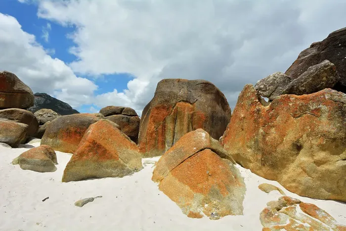 Framed Print : Granite Boulders on the Beach, Squeaky Beach, Wilsons Promontory National Park, Victoria, Australia Framed Print : Granite Boulders on the Beach, Squeaky Beach, Wilsons Promontory National Park, Victoria, Australia